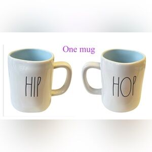 Rae Dunn "HIP HOP" Double Sided Mug